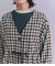 【ウォッシャブル】Woolish Block Check リボンドロストドレス