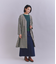 【ウォッシャブル】Woolish Block Check リボンドロストドレス