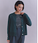 【ウォッシャブル】Organic Cotton Blend Plating ニットブルゾン