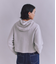 【ウォッシャブル】Garter & Half Cardigan Stitch フーディニット