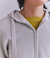 【ウォッシャブル】Garter & Half Cardigan Stitch フーディニット