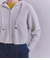 【ウォッシャブル】Garter & Half Cardigan Stitch フーディニット