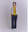 【ウォッシャブル】Garter & Half Cardigan Stitch フーディニット