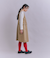 Coated Cotton Poly Twill ハーフムーンポケットドレス