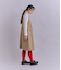 Coated Cotton Poly Twill ハーフムーンポケットドレス