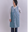 Coated Cotton Poly Twill ハーフムーンポケットドレス