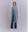 Coated Cotton Poly Twill ハーフムーンポケットドレス