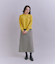 【ウォッシャブル】Creamy Cotton 玉ねぎ刺繍クルーネックニット