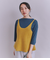 Colorful Melange 2wayペプラムキャミニット