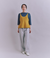 Colorful Melange 2wayペプラムキャミニット