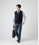 NY CARE FREE グラフチェック 長袖ボタンダウンシャツ