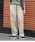 Heavyweight Cotton Twill ギャザードロストパンツ