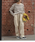 Heavyweight Cotton Twill ギャザードロストパンツ