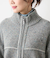 ネップミックス天竺 ダブルジップニットブルゾン