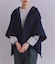 High Count Melton フードポンチョコート