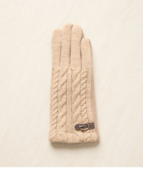 バックル付きニットグローブ｜ニューヨーカーの通販｜&mall（アンド