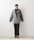 ウールナイロンリバー スタンドショートコート