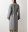 ウールナイロンリバー ショールカラーロングコート
