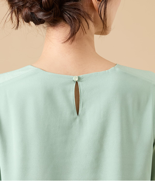 TR天竺＆ストレッチデシン ドッキングブラウス｜ニューヨーカーの通販