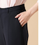【ウォッシャブル】シルキークロス クロップドテーパードパンツ