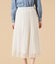 シフォンジョーゼット プリーツスカート