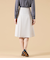 【ウォッシャブル】シルキークロス タックフレアスカート