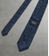 インディゴカラー ペイズリー ネクタイ