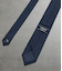 インディゴカラー ソリッド ネクタイ