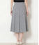 グリットプリント タックスカート