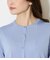 セルロースポリエステル天竺 メタルボタンクルーネックカーディガン