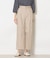 スラブシャンブレー タックワイドパンツ