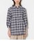 Sunlight NEWYORKER Tartan 7分袖チュニックシャツ