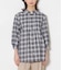 Sunlight NEWYORKER Tartan 7分袖チュニックシャツ