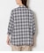 Sunlight NEWYORKER Tartan 7分袖チュニックシャツ