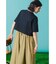 【遮熱・着回し】ロゴプリントショート丈Tシャツ