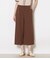ワイドクロップドパンツ レディース 手洗い可能