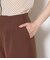 ワイドクロップドパンツ レディース 手洗い可能