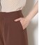 ワイドクロップドパンツ レディース 手洗い可能