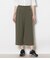 ワイドクロップドパンツ レディース 手洗い可能