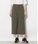 ワイドクロップドパンツ レディース 手洗い可能