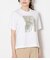 コットン100％ 箔グラフィックTシャツ