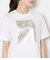 コットン100％ 箔グラフィックTシャツ