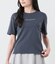半袖クルーネックロゴTシャツ レディース コットン