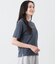 半袖クルーネックロゴTシャツ レディース コットン