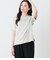 半袖クルーネックロゴTシャツ レディース コットン