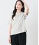 半袖クルーネックロゴTシャツ レディース コットン