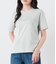 半袖クルーネックロゴTシャツ レディース コットン