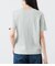 半袖クルーネックロゴTシャツ レディース コットン