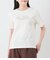 半袖クルーネックロゴTシャツ レディース コットン