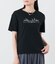 半袖クルーネックロゴTシャツ レディース コットン
